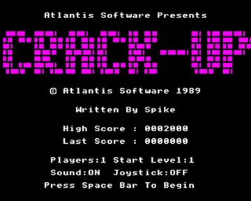 Crack-Up (1989)(Atlantis Software) screen shot title